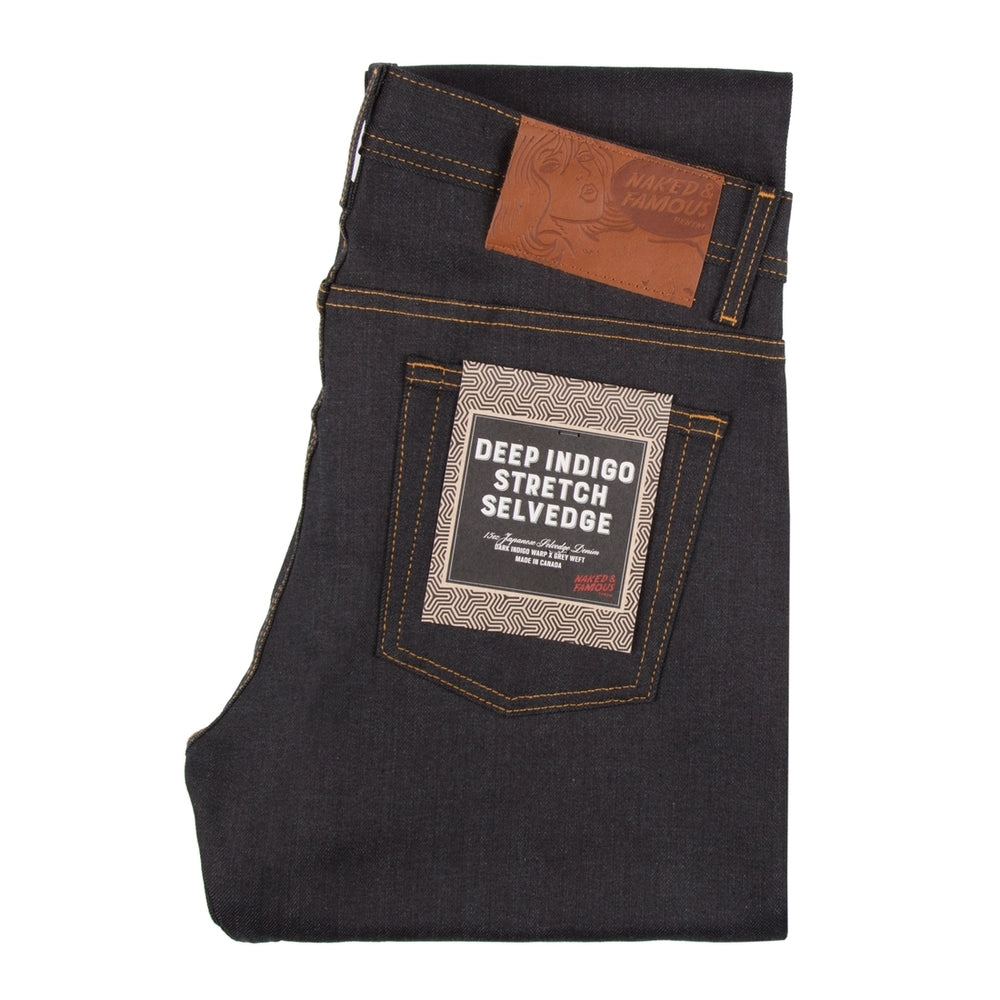 Deep Indigo Stretch Selvedge - Weird Guy