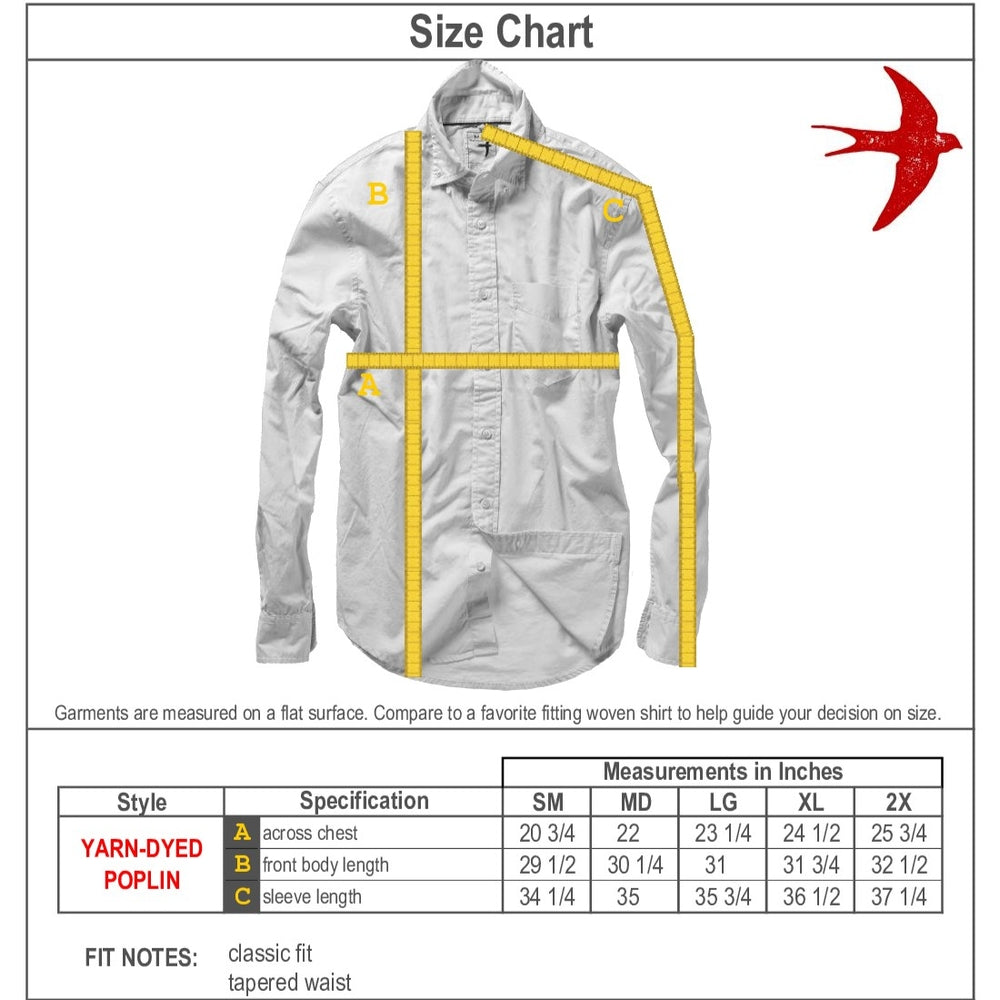 Yarn-Dyed Poplin Shirt