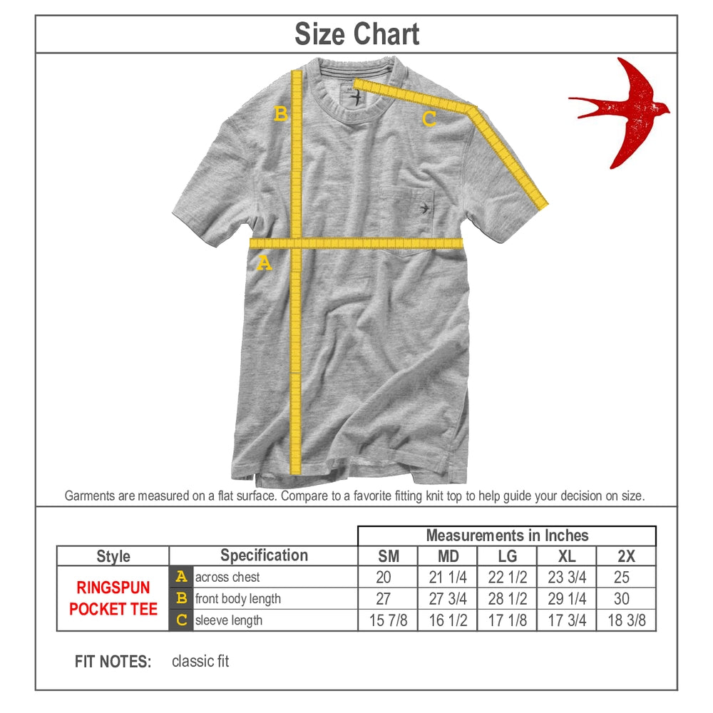 Ringspun Pocket Tee