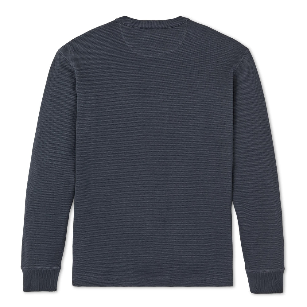 Waffle Knit Thermal Crewneck