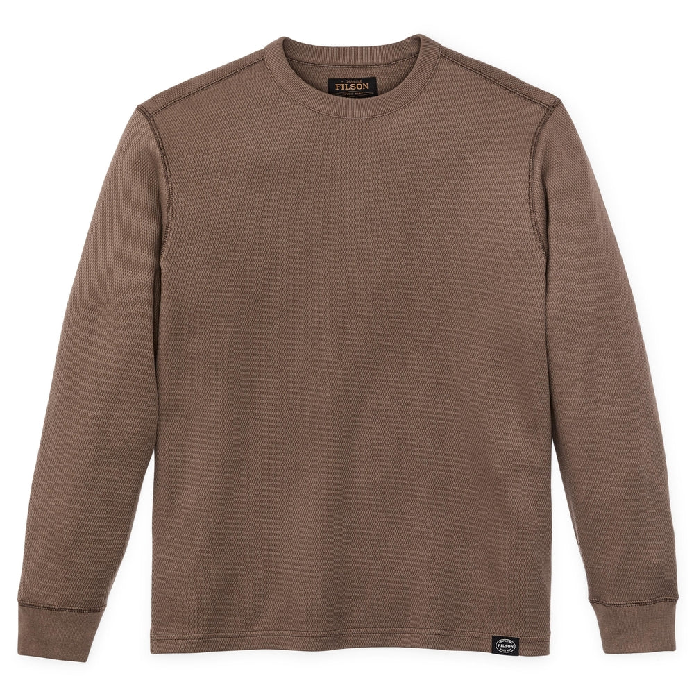 Waffle Knit Thermal Crewneck