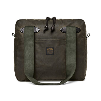 Tin Cloth Zippered Tote Bag