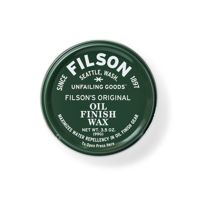 Filson Oil Finish Wax - M.W. Reynolds
