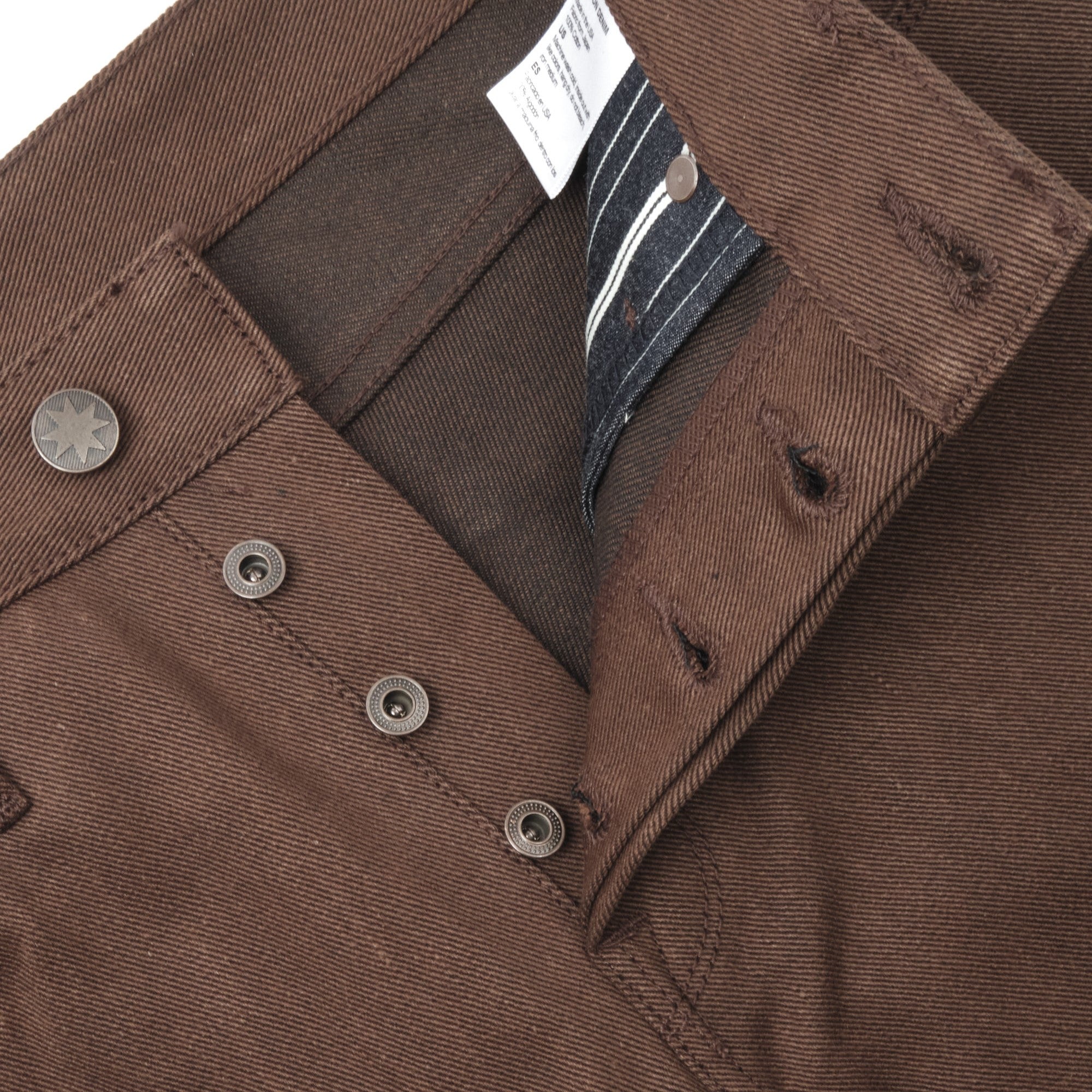 Portola Classic Taper 15 oz. Dark Brown Raw Selvedge Denim