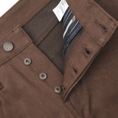 Portola Classic Taper 15 oz. Dark Brown Raw Selvedge Denim