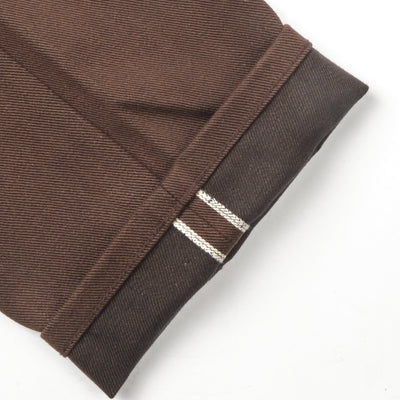 Portola Classic Taper 15 oz. Dark Brown Raw Selvedge Denim