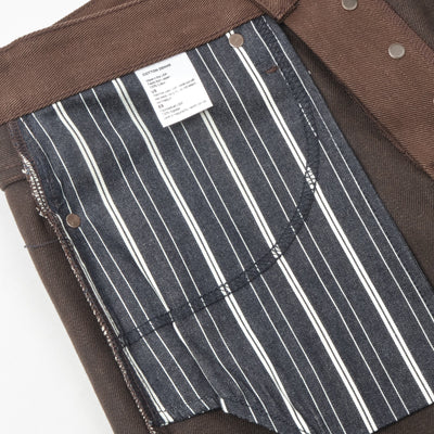 Portola Classic Taper 15 oz. Dark Brown Raw Selvedge Denim