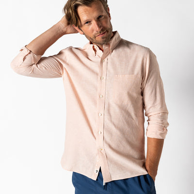 Wallace Linen Cotton Oxford Sport Shirt