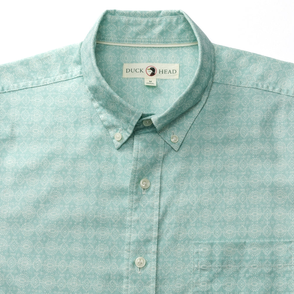 Linen Cotton Oxford Short Sleeve Shirt