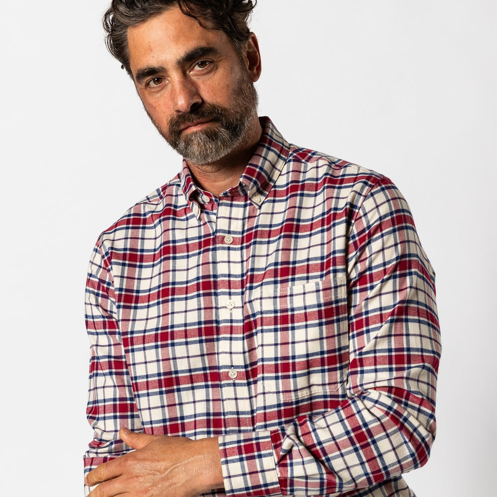 Bradner Cotton Flannel Sport Shirt