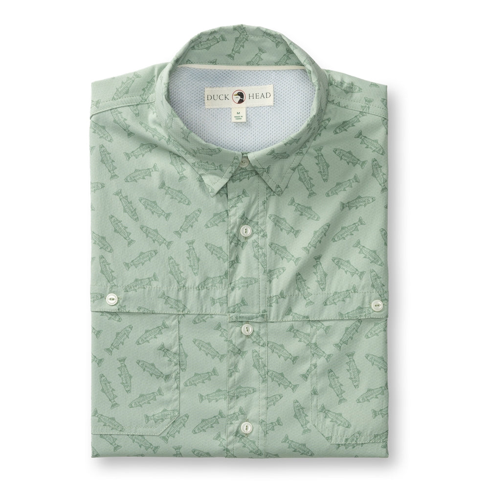 Duck Head Angler Print Performance Guide Shirt - M.W. Reynolds