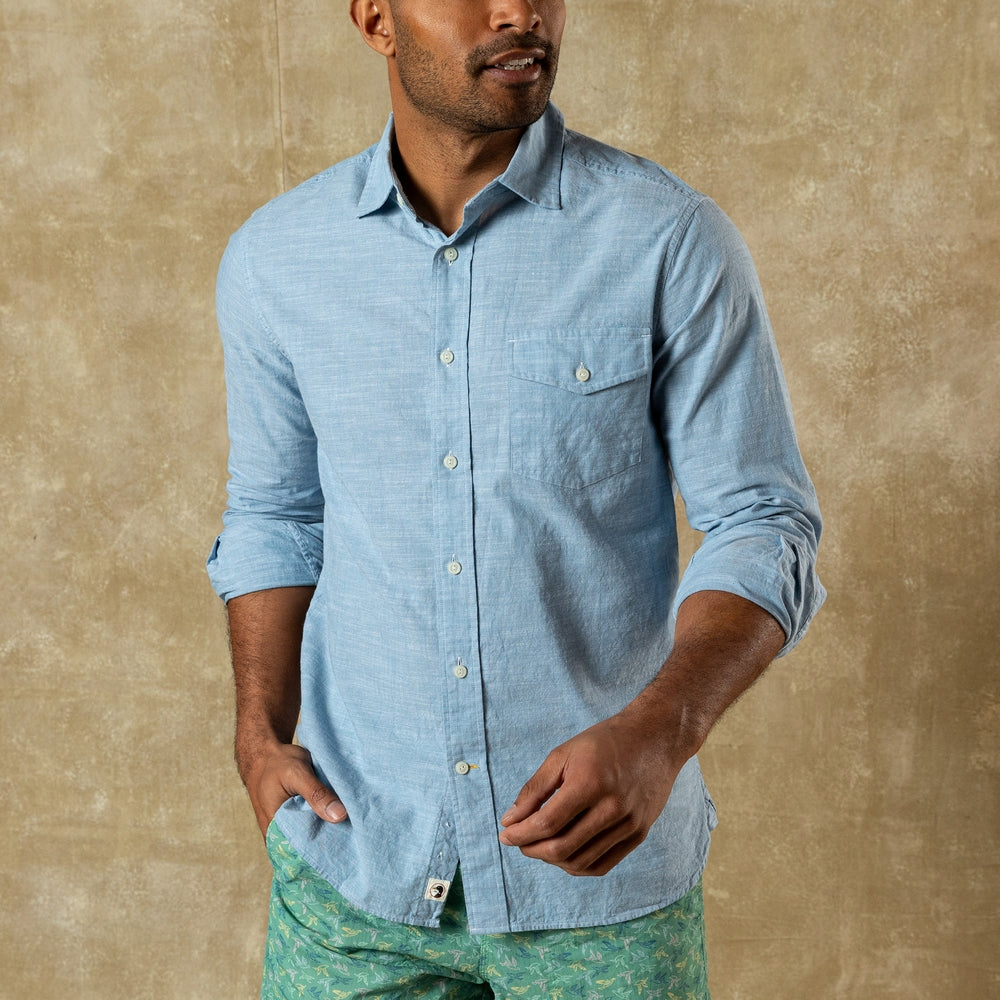 Duck Head Verona Chambray Sport Shirt - M.W. Reynolds