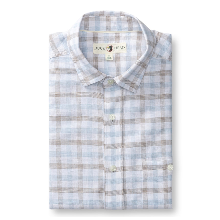 Duck Head Norwood Linen/Cotton Oxford Sport Shirt - M.W. Reynolds