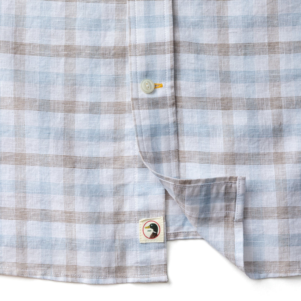 Duck Head Norwood Linen/Cotton Oxford Sport Shirt - M.W. Reynolds