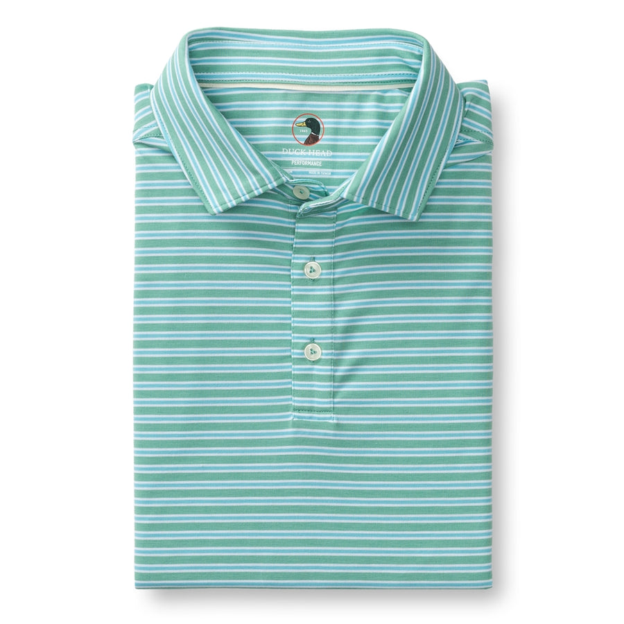 Duck Head Summerford Performance Stripe Jersey Polo - M.W. Reynolds