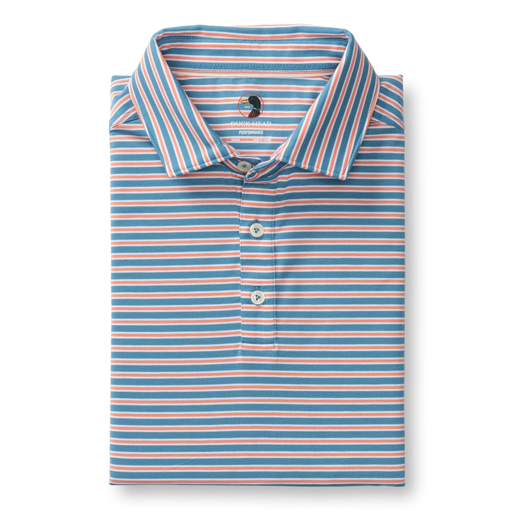 Duck Head Summerford Performance Stripe Jersey Polo - M.W. Reynolds