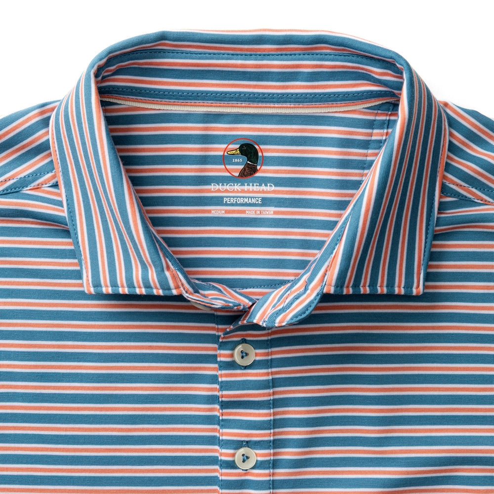 Duck Head Summerford Performance Stripe Jersey Polo - M.W. Reynolds