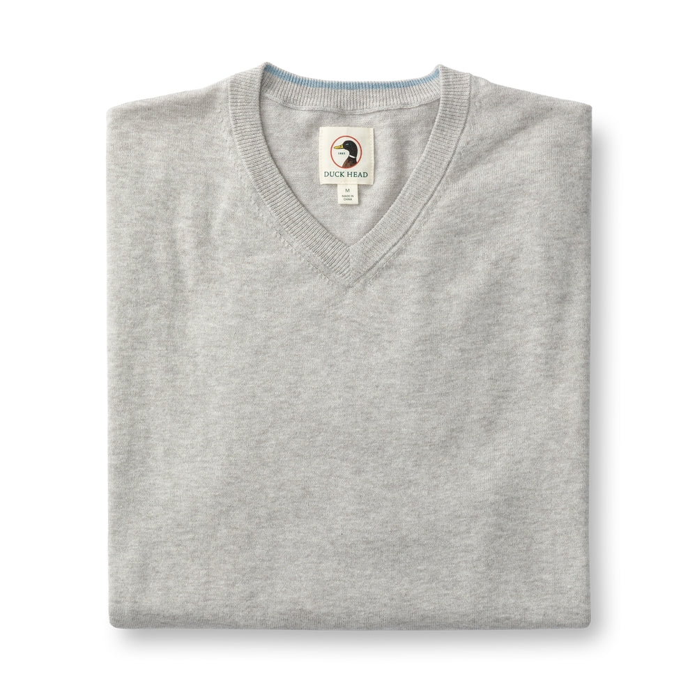 Buckley Cotton/Cashmere V-Neck Sweater