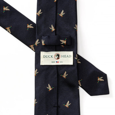 Silk Tie - Flying Ducks