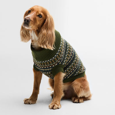 Marlow Fair Isle Dog Sweater