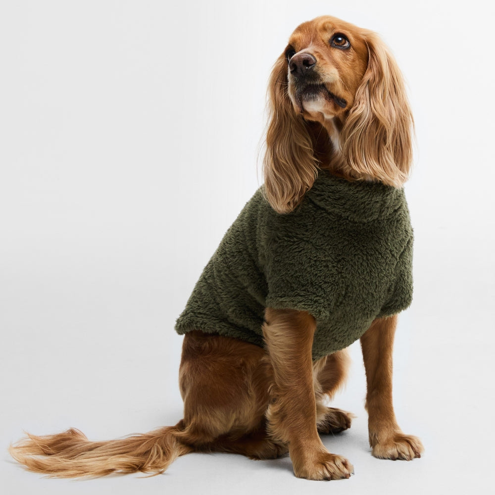 Brindle Fleece Dog Sweater