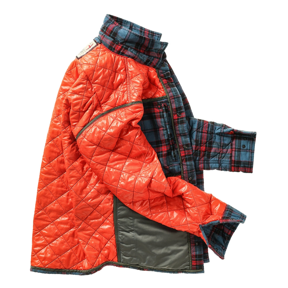 Quilted Flannel Shirt Jacket