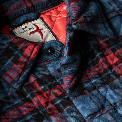 Quilted Flannel Shirt Jacket