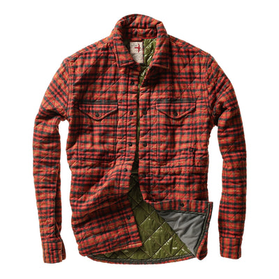 Quilted Flannel Shirt Jacket