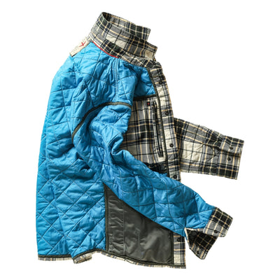 Quilted Flannel Shirt Jacket