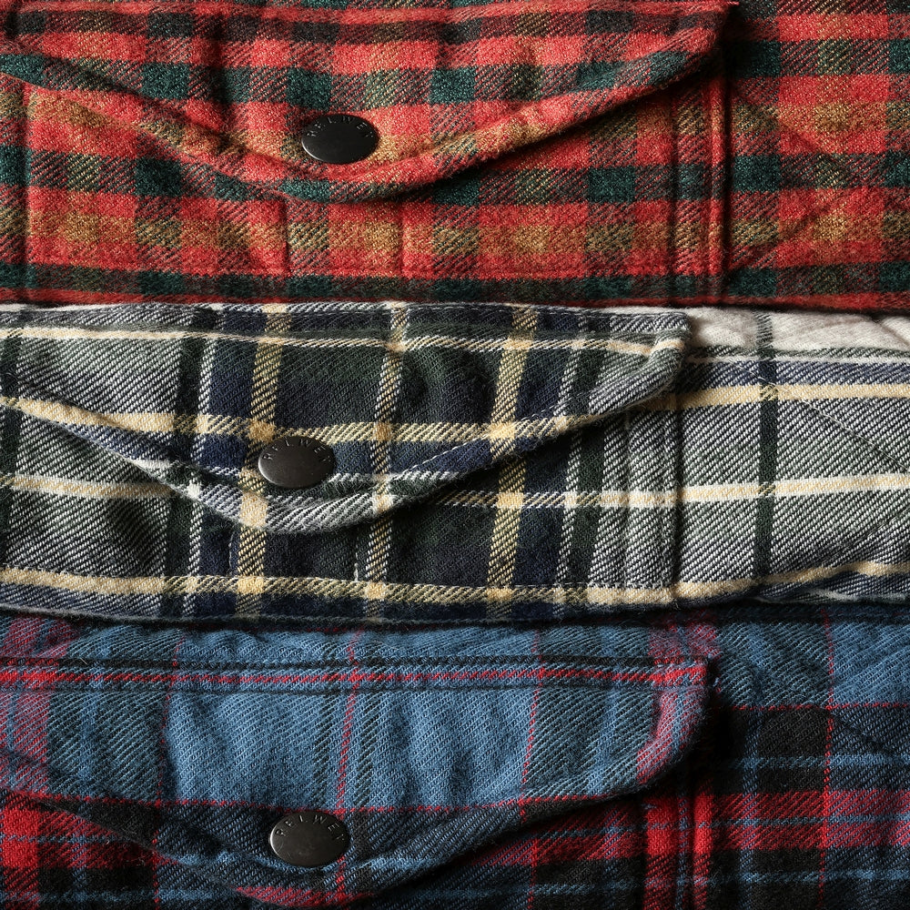 Quilted Flannel Shirt Jacket