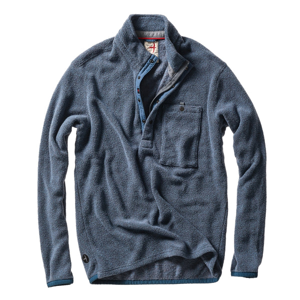 Relwen Terry Snap-Zip Mock - M.W. Reynolds