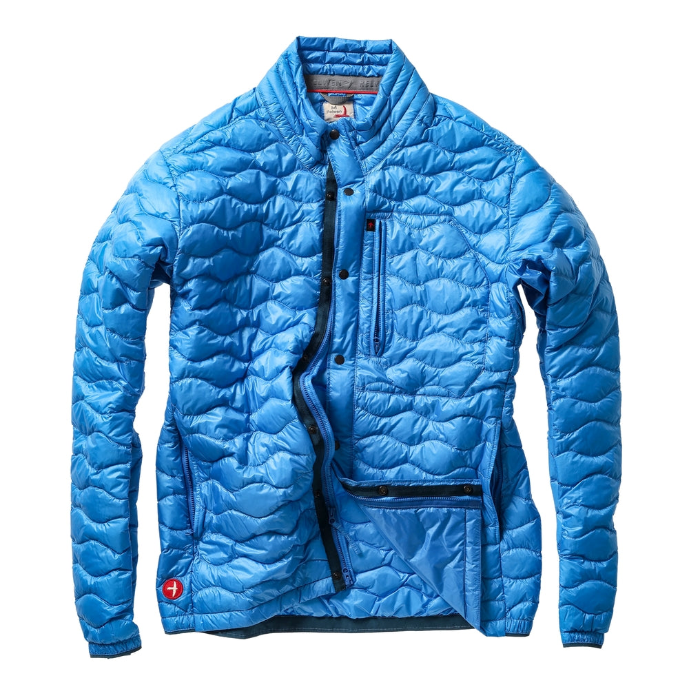 Wave-Quilt Down Jacket