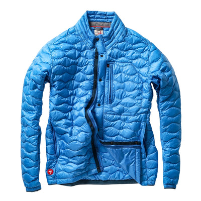 Wave-Quilt Down Jacket