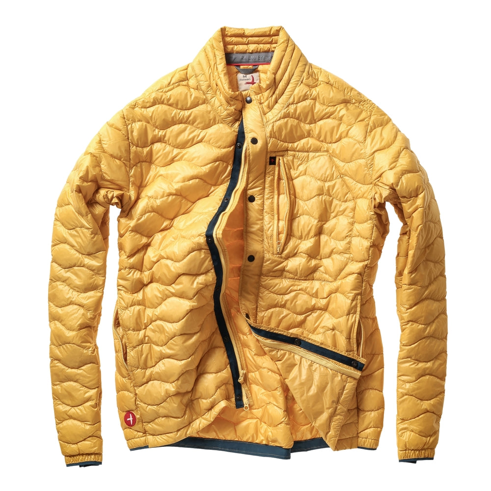 Wave-Quilt Down Jacket