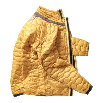 Wave-Quilt Down Jacket