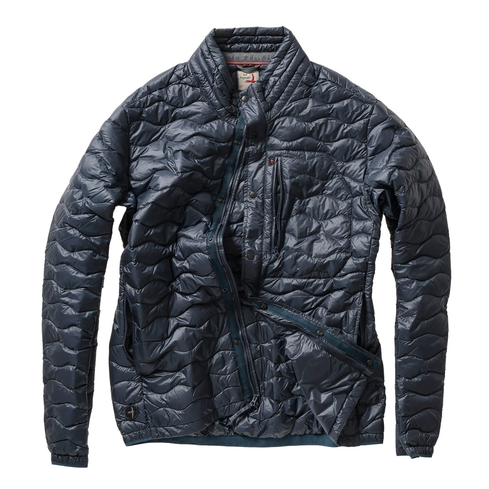 Wave-Quilt Down Jacket