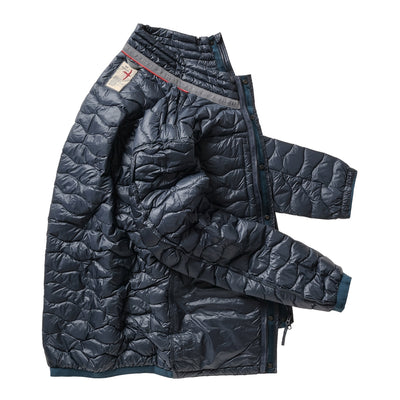 Wave-Quilt Down Jacket
