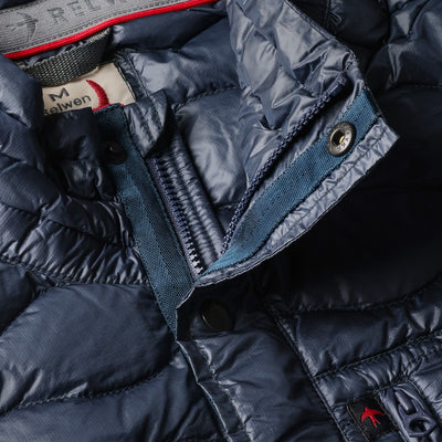 Wave-Quilt Down Jacket