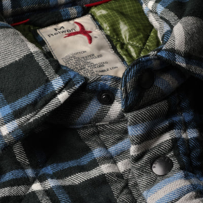 Quilted Flannel Shirt Jacket