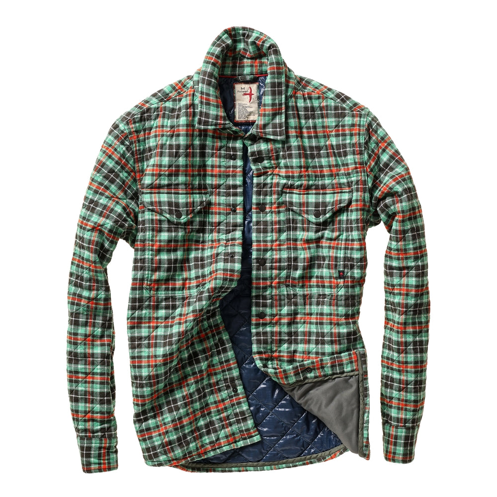 Quilted Flannel Shirt Jacket