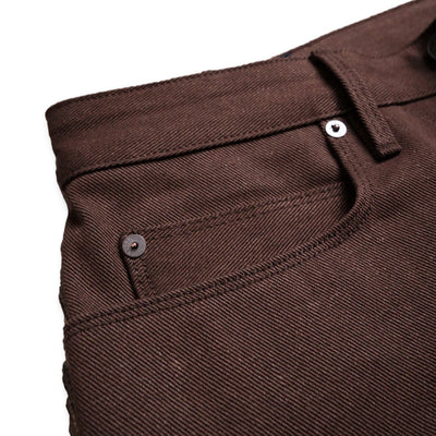 Trabuco Classic Straight 15 oz. Dark Brown Raw Selvedge Denim