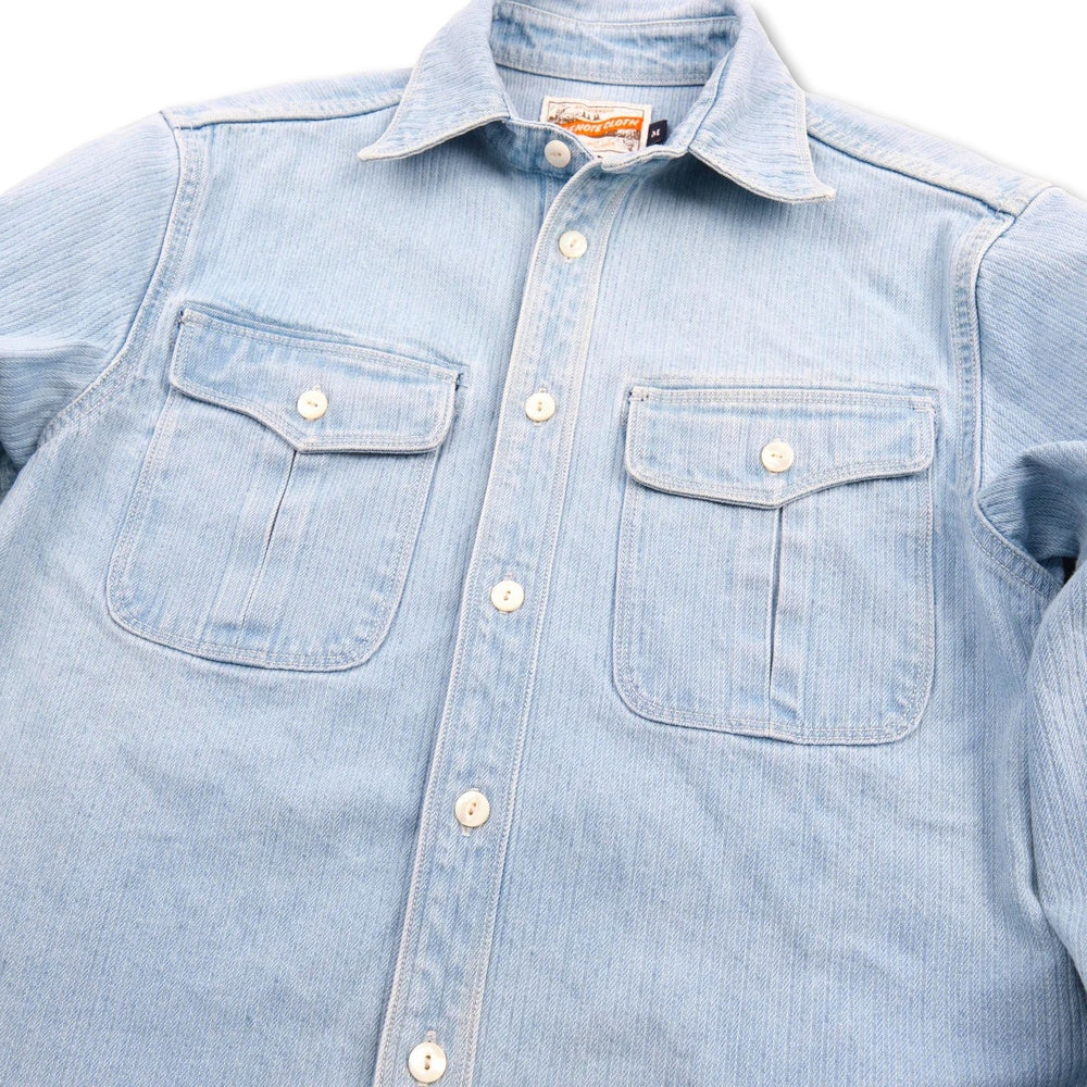 Rancho Bleached Indigo Corded Shirt