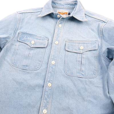 Rancho Bleached Indigo Corded Shirt