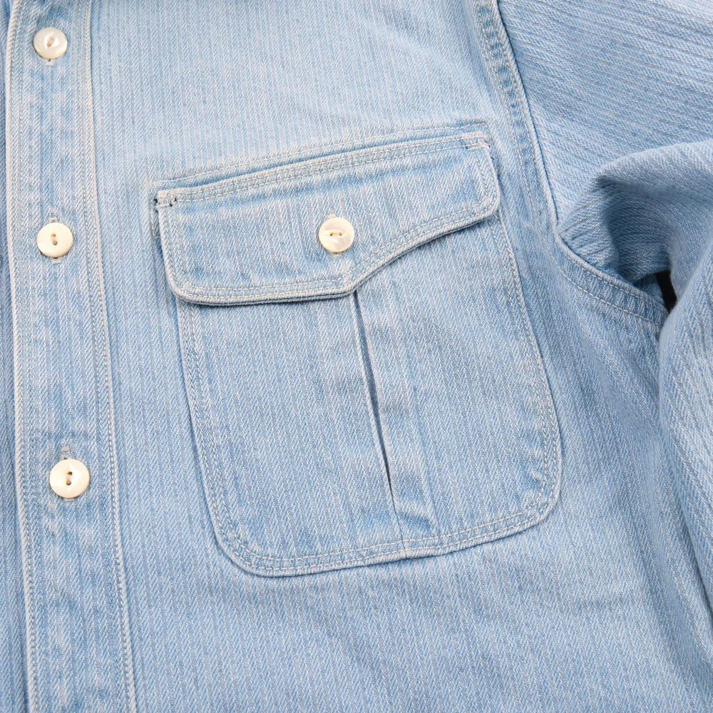 Rancho Bleached Indigo Corded Shirt