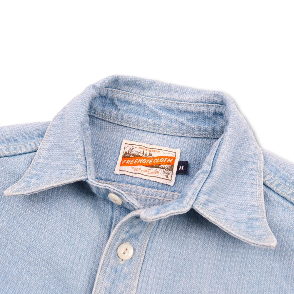 Rancho Bleached Indigo Corded Shirt