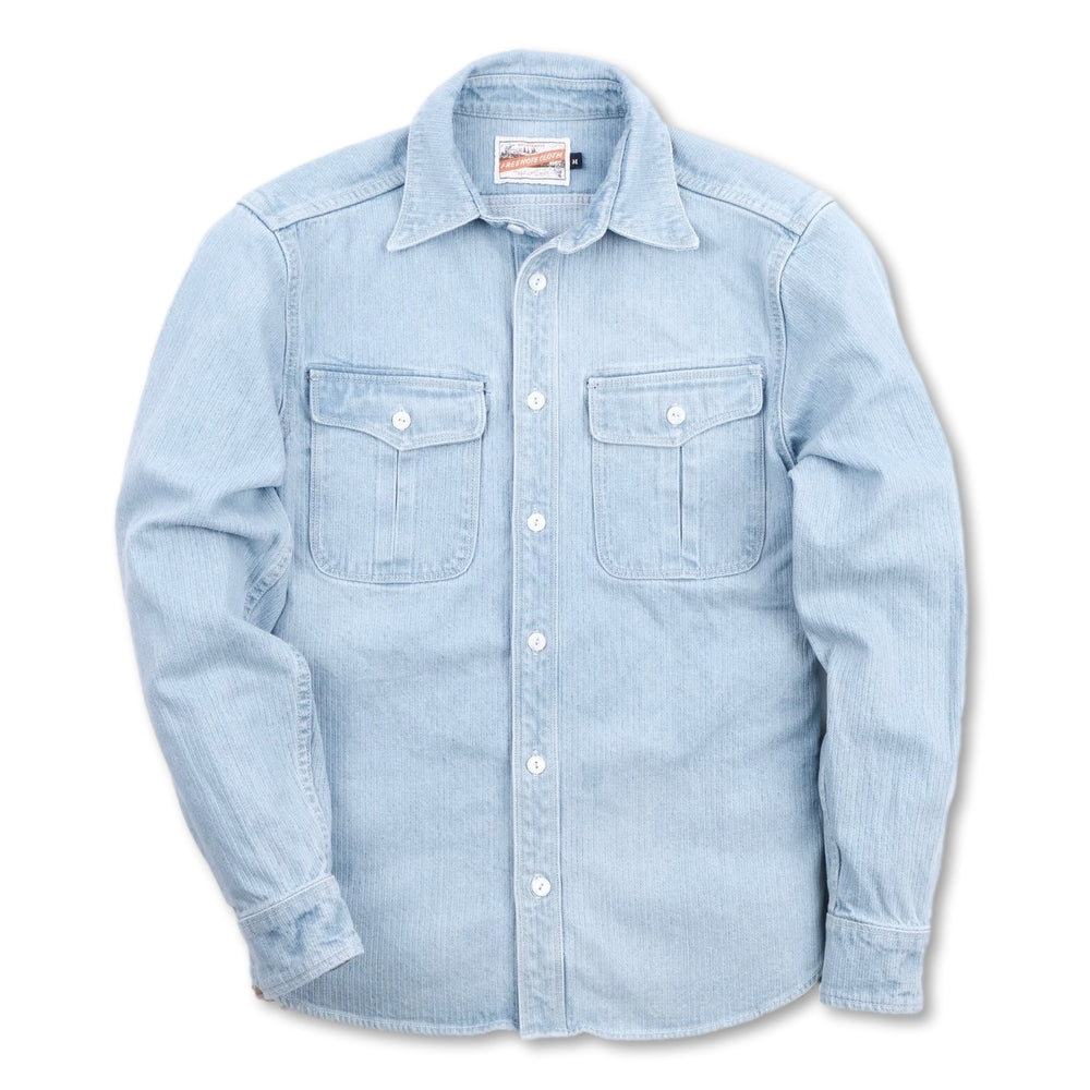 Rancho Bleached Indigo Corded Shirt