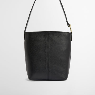 Cedar Leather Bucket Bag