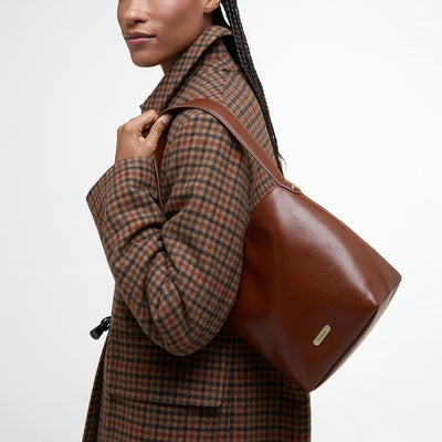 Cedar Leather Bucket Bag