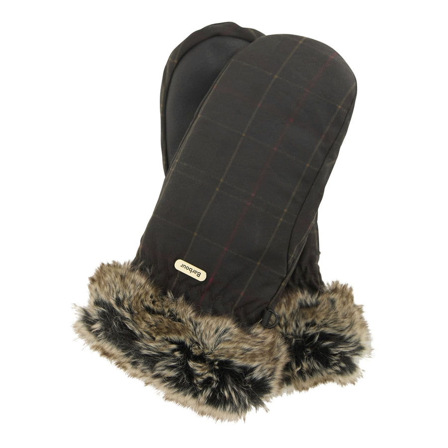 Barbour Women's Tartan Wax Mittens - M.W. Reynolds