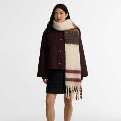 Women's Isla Tartan Boucle Scarf
